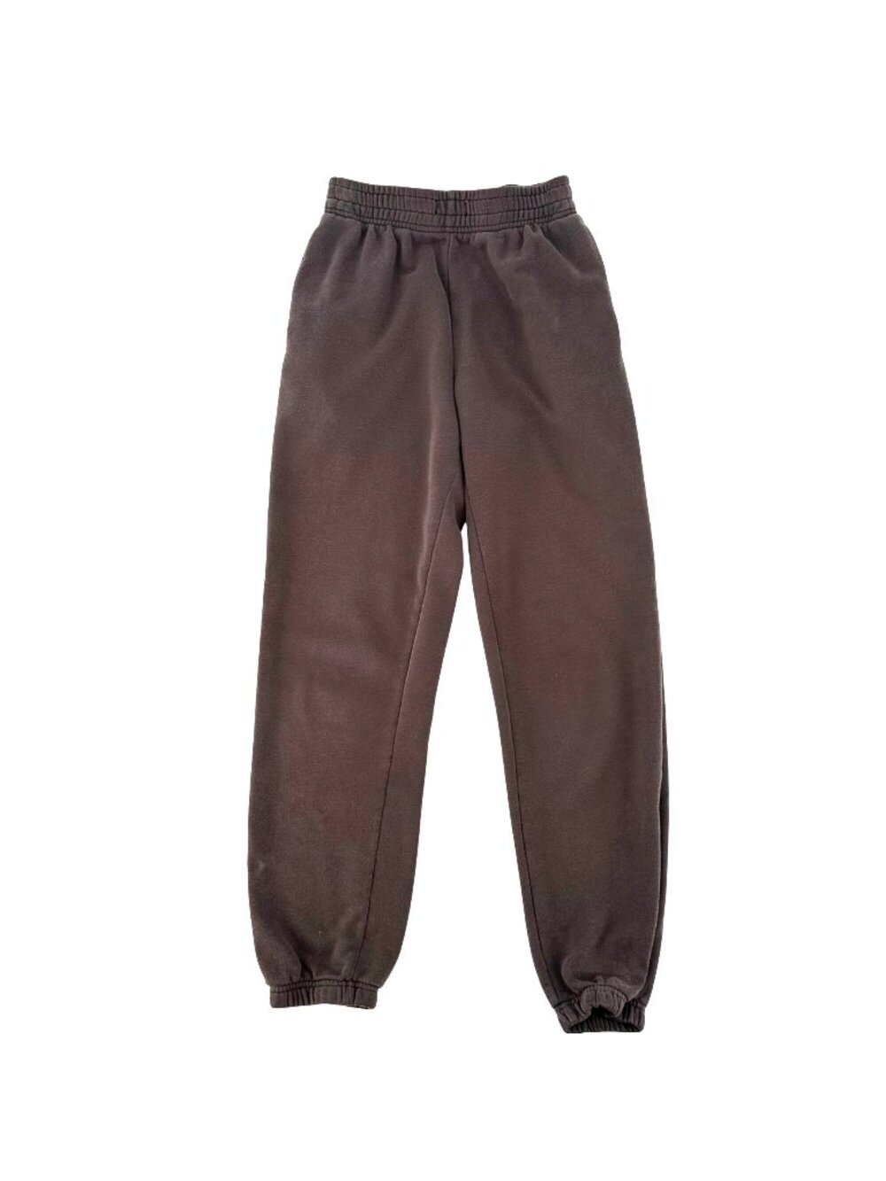 Out From Under Womens Soft Fleece Brown Pocket Elastic Waist Jogger Sweatpants